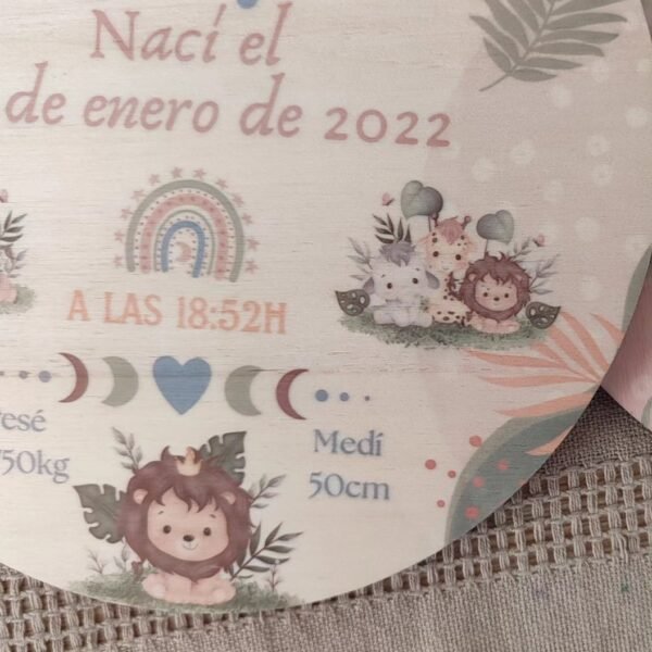 Natalicio colgador redondo - Imagen 5