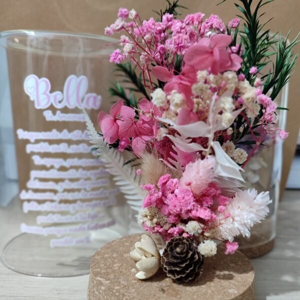 Cúpula con flores y dedicatoria - Imagen 4