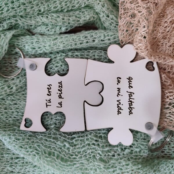 Llaveros pareja personalizados