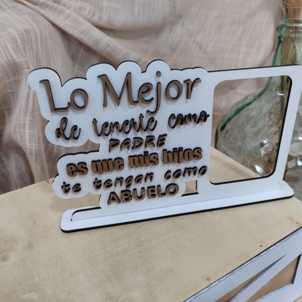 Portafotos con frase personalizada - Imagen 4