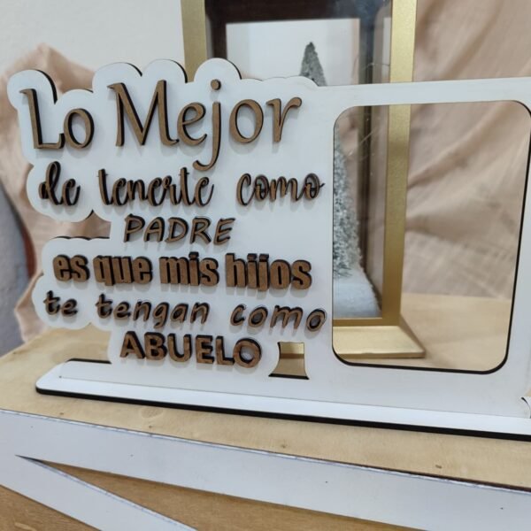 Portafotos con frase personalizada - Imagen 5
