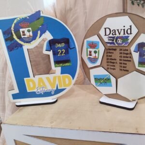 Conjunto de inicial y balón