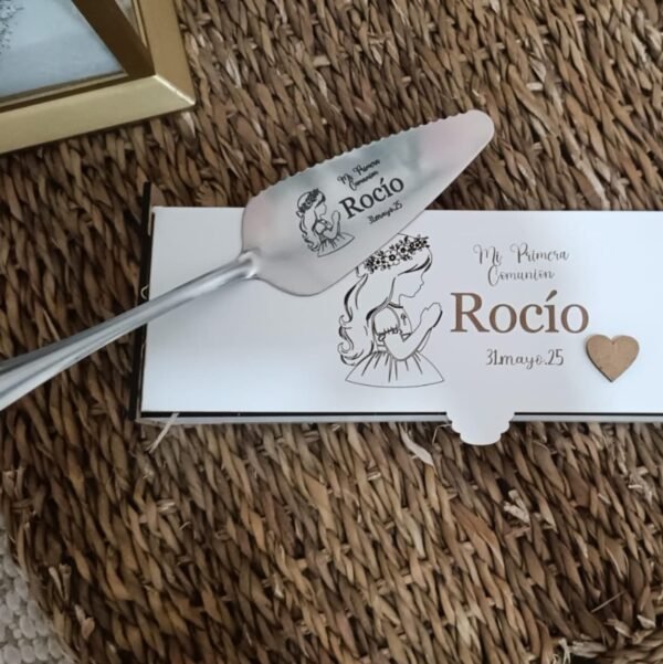 Palas para tarta con cajita personalizada - Imagen 5