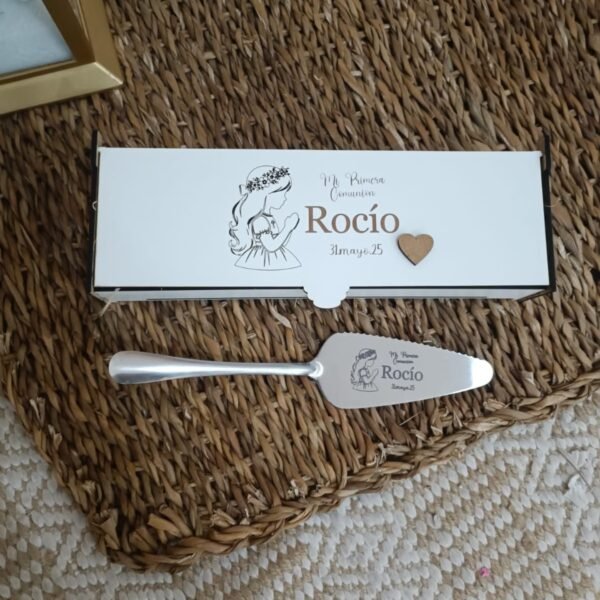 Palas para tarta con cajita personalizada - Imagen 4