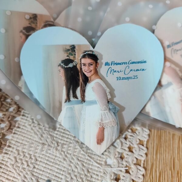 Imanes con fotos y texto