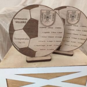 Balón de madera personalizado