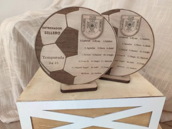 Balón de madera personalizado