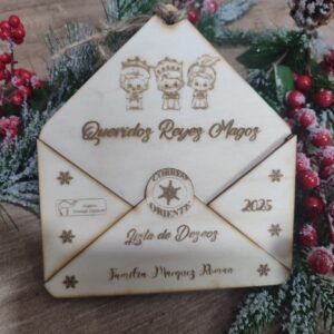 Sobre de navidad para la carta