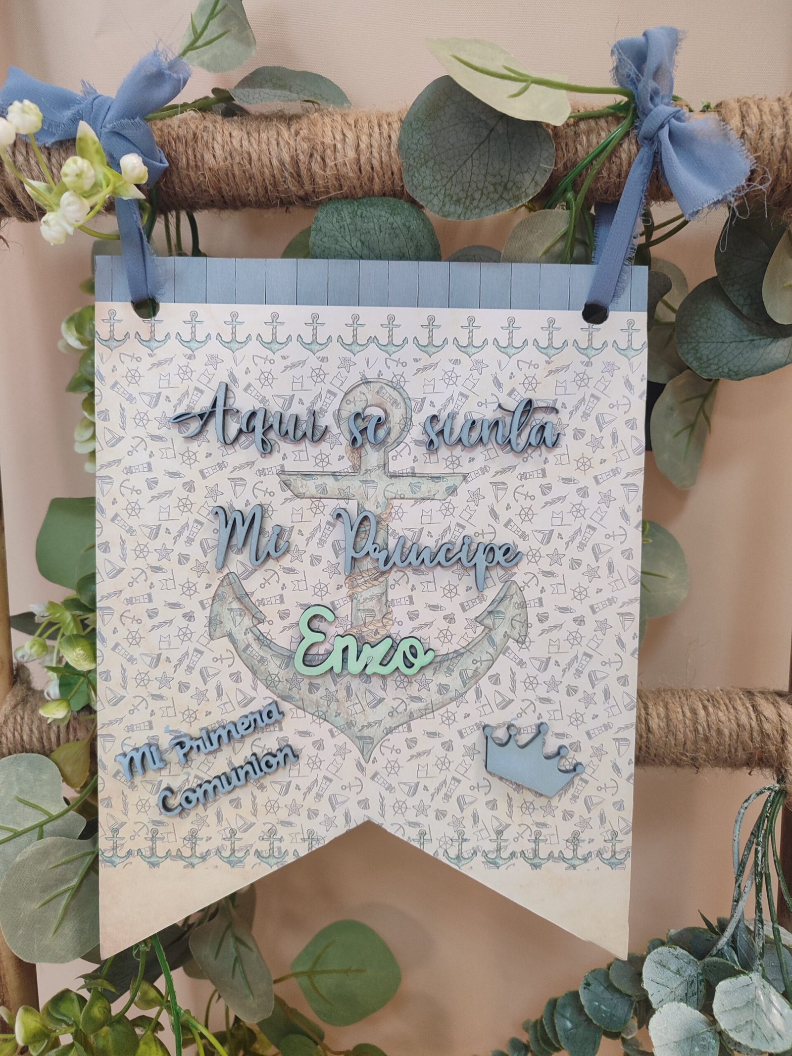 Placa para silla personalizada - Imagen 3