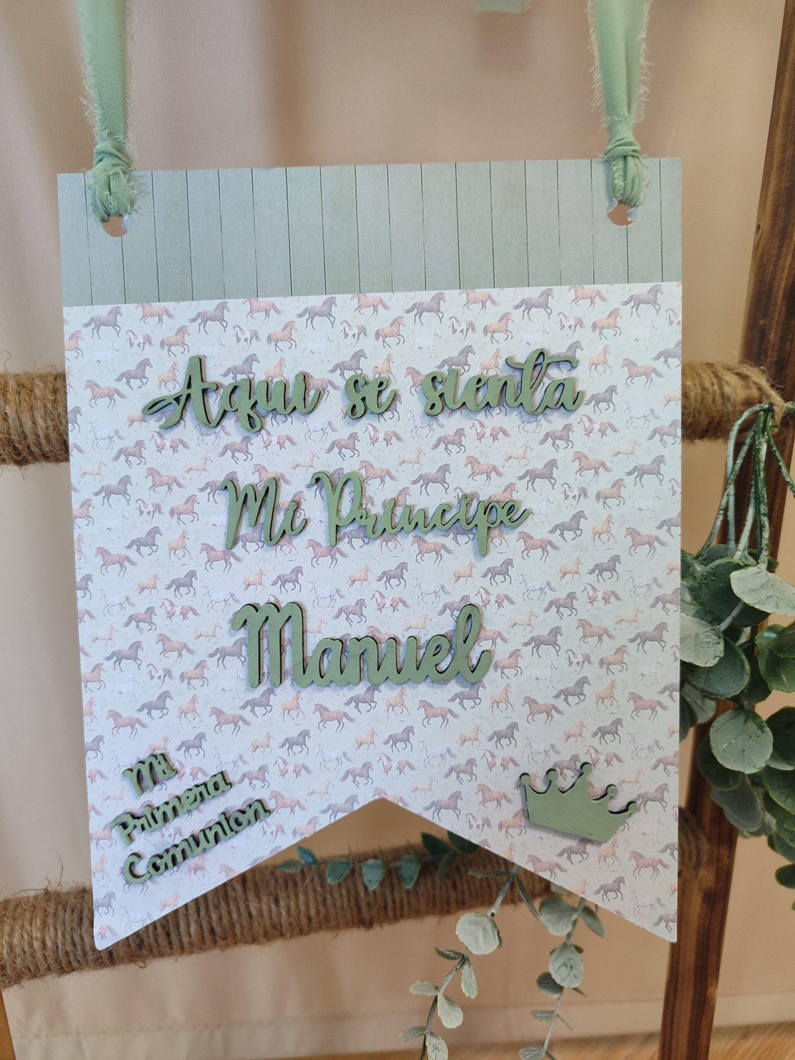 Placa para silla personalizada - Imagen 4