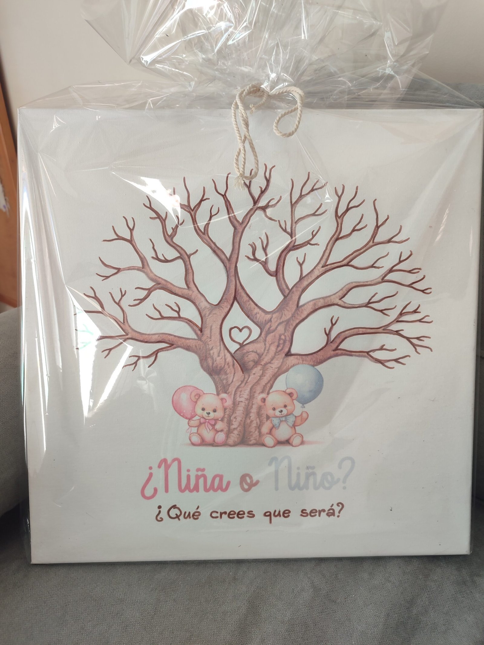 Lienzo de huellas personalizable